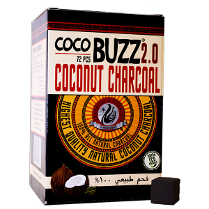 COCOBUZZ 2.0 COCONUT CHARCOAL (72pcs)