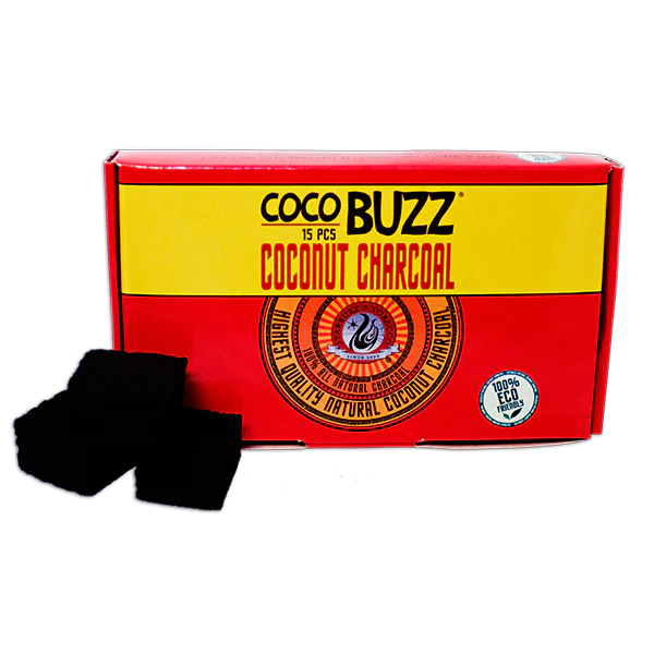 COCOBUZZ COCONUT CHARCOAL 15pcs