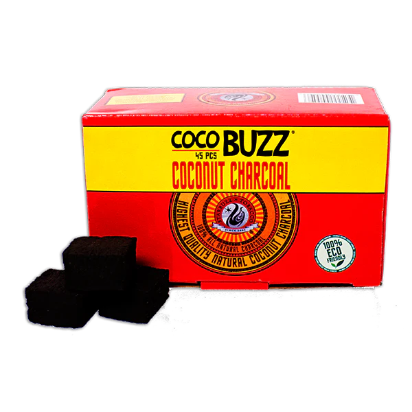 COCOBUZZ COCONUT CHARCOAL 45pcs