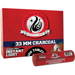 Starbuzz Premium Coconut Instant Light Charcoal 33mm