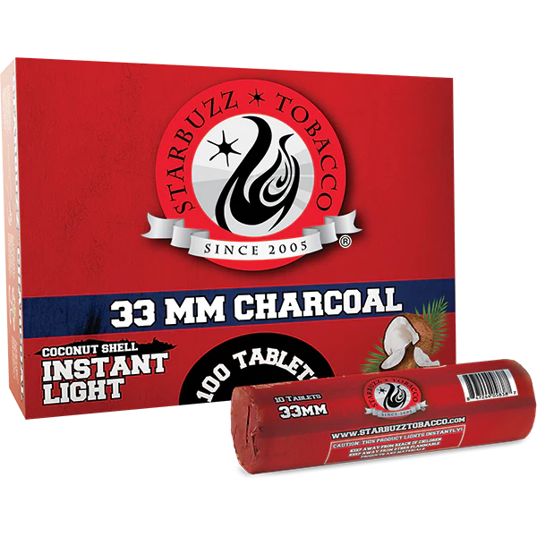 Starbuzz Premium Coconut Instant Light Charcoal 33mm