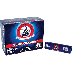 STARBUZZ 35MM INSTANT-LIGHT CHARCOAL (100pcs)